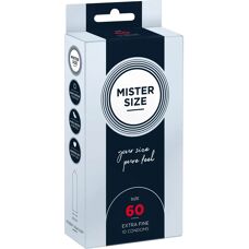 MISTER SIZE 60 mm Bred Passform Ultra Tunn Kondom