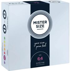 MISTER SIZE 64 mm Kondome aus Naturkautschuklatex - 36 Stück