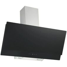 RESPEKTA - Šikmá digestoř 112x35 cm - Černá - 90 cm - Hood