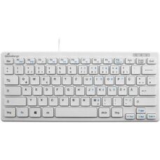 Clavier Sans Fil MediaRange MROS113 - Blanc QWERTZ