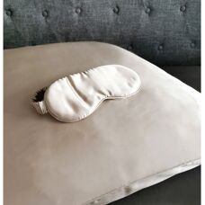 AILORIA Seidenschlafset L - Schlafmaske & Kissenbezug