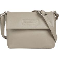 BRUNO BANANI Leder Unisex Handtasche - 19x15x5cm Beige