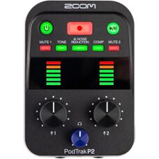 Zoom PodTrak P2 - Tragbare Audio-Schnittstelle & Recorder