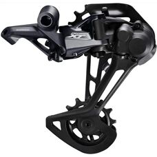 Desviador trasero Shimano XT M8100 - 12 velocidades - Gris oscuro / Cage largo SGS