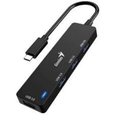 Genius UH-400 USB Hub - 4 Porturi, Negru