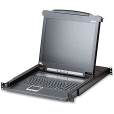 ATEN CL1000M-ATA-EE Rack Mount KVM Umschalter - Schwarz
