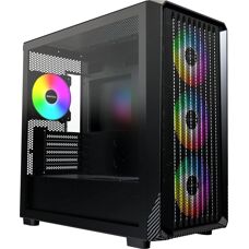 Montech X5m Zwart MicroATX Behuizing met 4 ARGB Fans