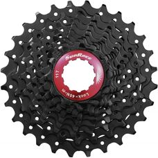 Sunrace CSRX0 10-växlad kassett - 11-25T, Svart, Lätt