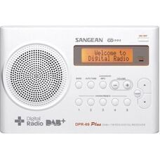 Radio Numérique Portable Sangean DPR-69+ - Blanc