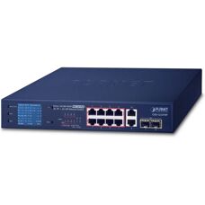 Planet GSD-1222VHP Unmanaged Gigabit Ethernet Switch - 8 Port PoE+