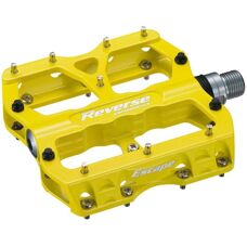 Pedali MTB Gialli Reverse - Piattaforma Robusta e Resistente
