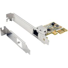 Carte Réseau PCIe 2,5 Gbps EXSYS RTL8125B - Profil Bas - Publicité