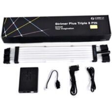 Lian Li Strimer Plus Triple 8-Pin RGB PCIe VGA Cable - 30cm RGB lighting with 77 effects