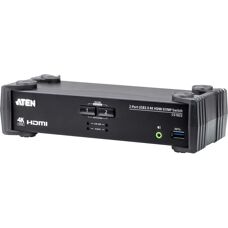 Interruptor KVM ATEN CS1822 - 4K HDMI, USB 3.0 - Negro