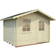 Palmako Laura Cabin - Traditional Design, Real Glass Windows, 5-Year Guarantee