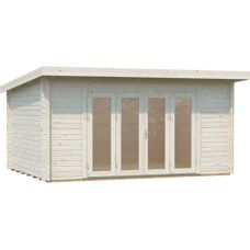 Palmako Lea Garden Room - 44mm Log Cabin with Bi-fold Doors