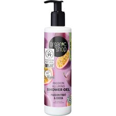 Organic Shop Passion Fruit & Cocoa Shower Gel - Night 280ml