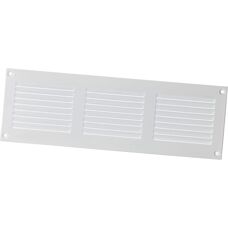 Euro3plast Belüftungssystem - Metallgitter 300x100 - Weiß