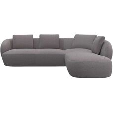 FLEXLUX Torino Organisches Sofa mit rechter Ottomane