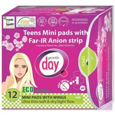 GENTLE DAY Mini podpaski higieniczne - Pasek anionowy (Młodzież) - Higiena