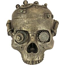 Design Toscano CL6067 - Vaso Teschio Steampunk - Vaso