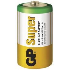 Batteria alcalina super GP 5501 per uso domestico - D