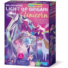 4M holografischer leuchtender Origami-Einhorn - Lernspiel