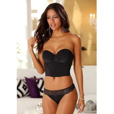 LASCANA Schwarze Korsage Modell 80 - Sexy Dessous