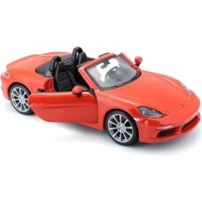 Burago Porsche 718 Boxster Oranžová Měřítko 1:24 - Model auta
