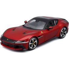 Burago Ferrari R&P 1/24 Red Diecast Model Car - Toy Vehicle