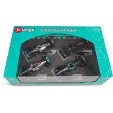 Bburago Lewis Hamilton F1 Model Race Car Set - 4 Pack