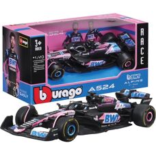 Burago Alpine F1 A524 Model - Vytavěná kovová, 1:43, Soft Box