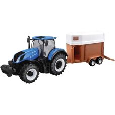 Burago N174 Farm Vehicle with Trailer - Die-cast Model