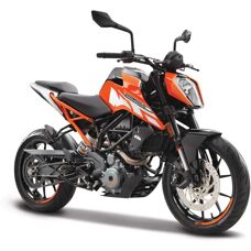 Bburago KTM 250 Duke Lebegő Modell - Narancs/Fekete - 1:18 Méretarány