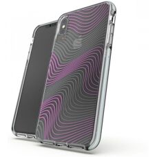 Custodia trasparente viola Gear4 Victoria per iPhone XS Max - Cover