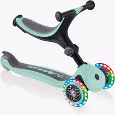 Globber Go Up Klappbarer Kinderscooter - Mint - Verstellbar, Lichter