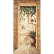 Heine Home Beiges Leinwandbild - 95x190cm - Wandkunst