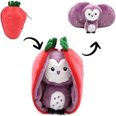 Les Deglingos Flipetz Viola Civetta Fragola - Peluche 20cm