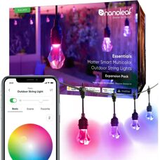 Nanoleaf Essentials Smart Multicolor Outdoor String Light Expansion Pack - 15 M