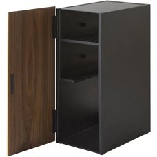 Yamazaki Black Gaming Console Organizer - Storage Cabinet