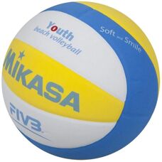 Mikasa SBV Strandröplabda Größe 5 - Gelb-Blau-Weiß