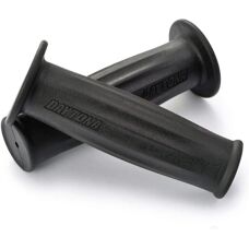 Daytona Motorcycle Rubber Grips - 25.4mm - Black - Motorcycle Type