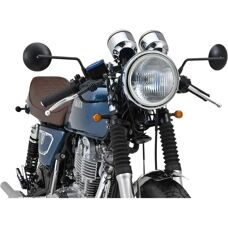 DAYTONA D-MIRROR9 Steel Black Side Mirrors - ECE Approved