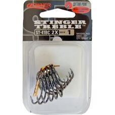 Owner ST-41 Treble Hooks - Black Chrome Size 1