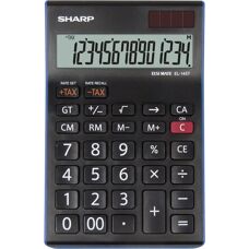 Calculator Sharp EL-145T - Financiar de Birou - Negru