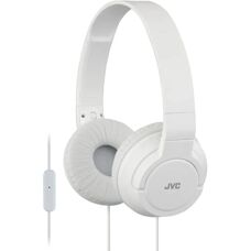 Casque JVC Blanc - Pliable, Bass, Micro, 1.2m - Publicité