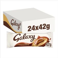 Galaxy Standard Bars - 24 x 42g - Chocolate Bars