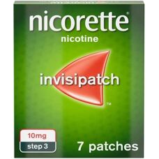 Nicorette Brand Step 3 Invisi 10mg Nicotine Patch - 7 Patches