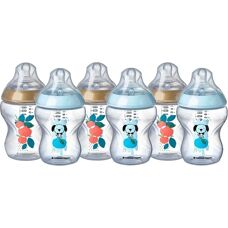 Tommee Tippee Closer to Nature Decorated Bottles 260ml 6-pack