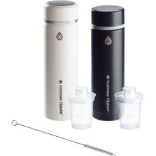 Tommee Tippee Baby Bottle Warmer - Black & White - Portable Formula Feed Maker